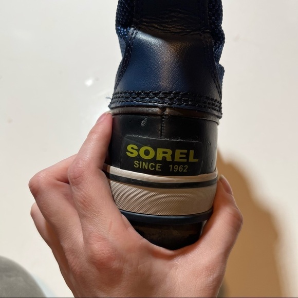 Sorel Womens Waterproof Faux Fur Boot Black Blue Size 9 NL2010-591. - Picture 4 of 6